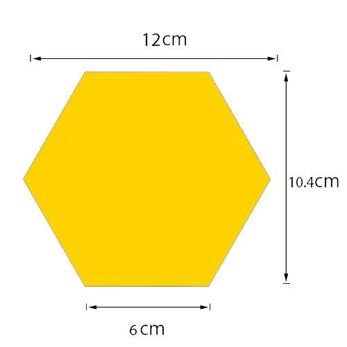 Hexagon Style Acrylic Mirror Wall Decor