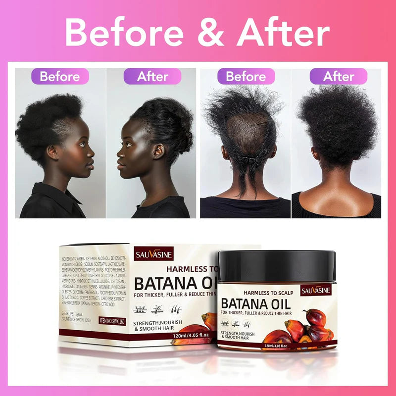 Batana Hair Oil – Natural Hair Growth Oil for Thicker, Stronger & Healthier Hair