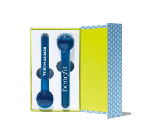 Facial Ice Roller Globes – Cooling Glass Face Massage Globes for Depuffing, Skin Tightening & Radiant Skin