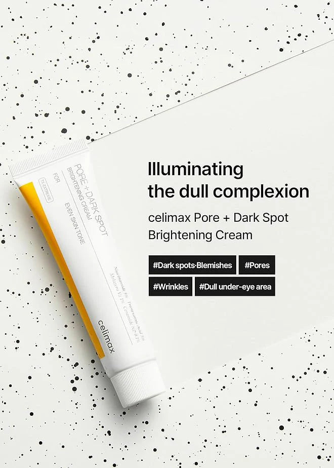Celimax Pore + Dark Spot Brightening Cream – Niacinamide; Tranexamic Acid Face Cream (35ml)
