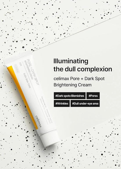 Celimax Pore + Dark Spot Brightening Cream – Niacinamide; Tranexamic Acid Face Cream (35ml)