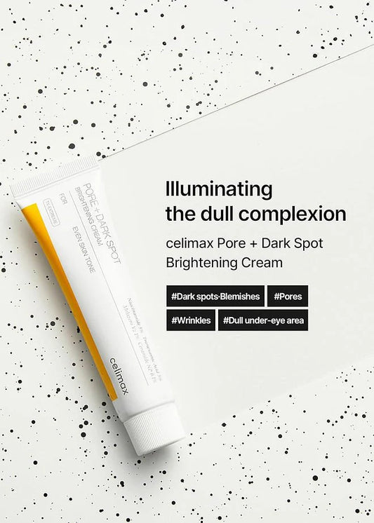 Celimax Pore + Dark Spot Brightening Cream – Niacinamide; Tranexamic Acid Face Cream (35ml)