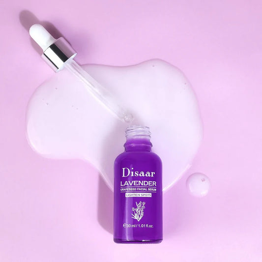 Disaar Lavender Grapeseed Facial Serum – Brightening Nourishing Face Serum (30ml)
