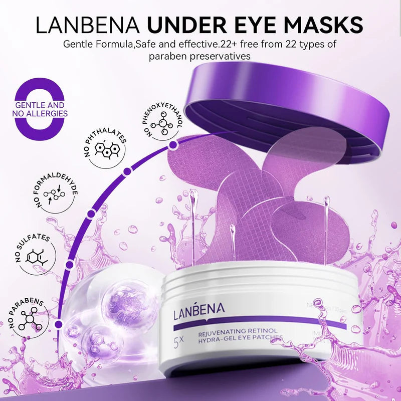 LANBENA - Rejuvenating Retinol Hydra‑Gel Eye Patches