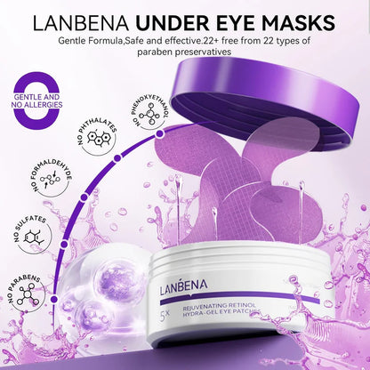 LANBENA - Rejuvenating Retinol Hydra‑Gel Eye Patches