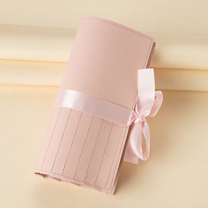 11-Piece Professional Makeup Brush Set with Ribbon Storage Bag