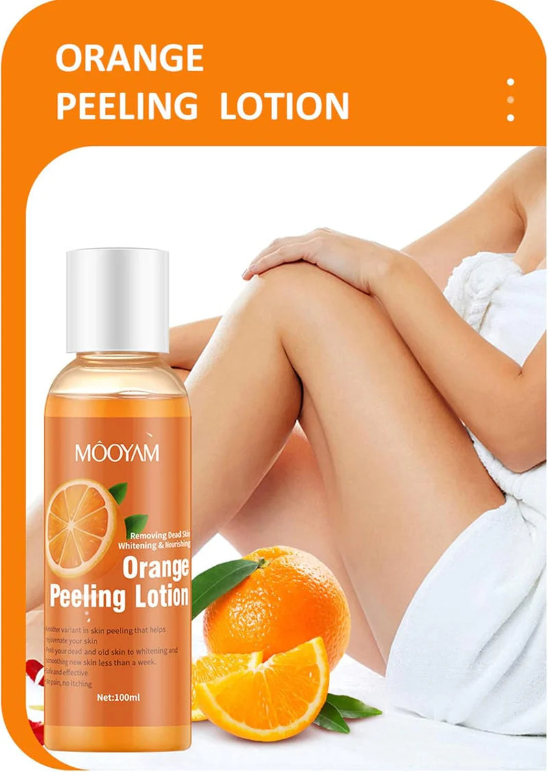 Mooyam Orange Peeling Lotion – Exfoliating Body Lotion with Orange Extract (100ml)