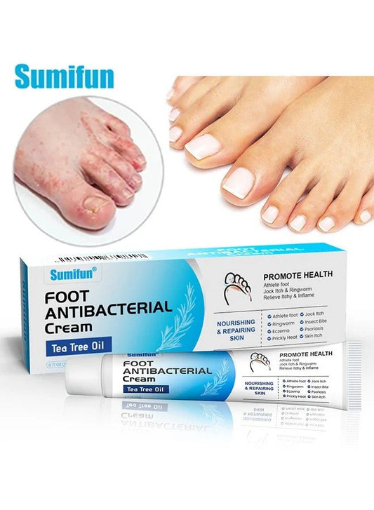 Sumifun Foot Antibacterial Cream with Tea Tree Oil – Foot Care Skin Repair Cream (20g)