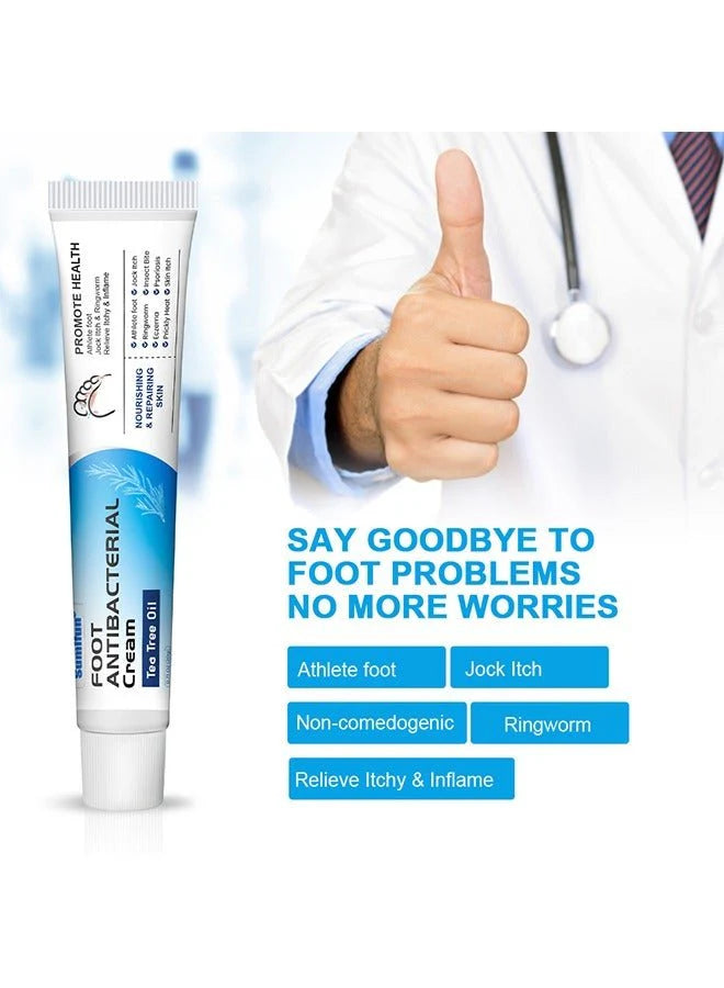Sumifun Foot Antibacterial Cream with Tea Tree Oil – Foot Care Skin Repair Cream (20g)