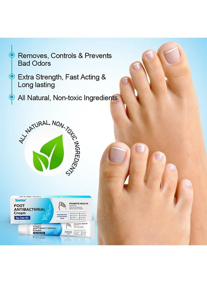 Sumifun Foot Antibacterial Cream with Tea Tree Oil – Foot Care Skin Repair Cream (20g)