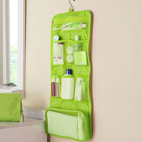 Travel Storage Bag – Foldable Hanging Travel Organizer with Multiple Compartments